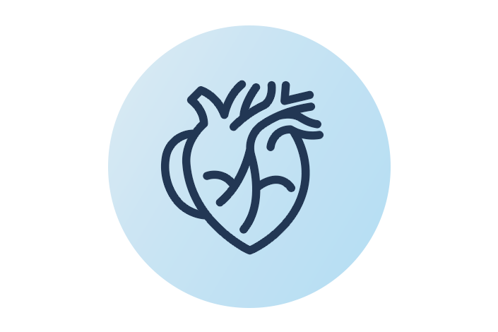 Icon for cardiovascular heart health